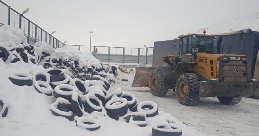 32 тонны автопокрышек отправила УК «ПЖКХ» на переработку в Московскую область